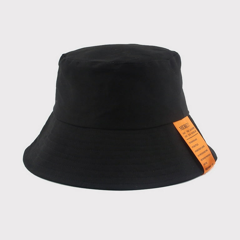 Mortilo Fashion Men And Women Letter Tag Foldable Fisherman Hat