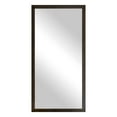 thumbnail image 2 of Rayne Mirrors Ozark 2" Hardwood Tall Wall Mirror 75"x30" Leaning Floor Mirror Red Oak Ebony, 2 of 4