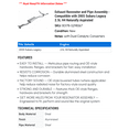 thumbnail image 2 of Exhaust Resonator and Line Assembly - Compatible with 2005 Subaru Legacy 2.5L H4 Naturally Aspirated, 2 of 2