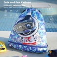 thumbnail image 3 of Bonita bolsa de almacenamiento para niños, portátil, multifuncional, para viajes, camping, tamaño pequeño, color morado., 3 of 5