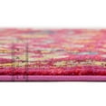 thumbnail image 3 of Unique Loom Paradise Medici Rug Pink/Light Blue 6' Round Floral Bohemian Perfect For Dining Room Entryway Bed Room, 3 of 7