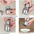 thumbnail image 5 of Pepper and Salt Grinder, Manual Salt or Pepper Mill, Elegantly Designed with Adjustable Fineness Setting, Good Handles Pepper Grinder Stainless Steel, 5 of 5