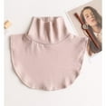 thumbnail image 2 of Col Roulé Faux pour Femmes, Col Détachable, Col Roulé Uni/rayé, Demi-Haut, Blouse Simulée, 2 of 3