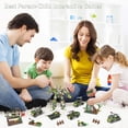 thumbnail image 6 of Exercise N Play Army Military Robot STEM Building Blocks Kit, Gift Toys for Boys Girls 6 7 8 9 10 11 12 Years Old (1158 Pieces), 6 of 10