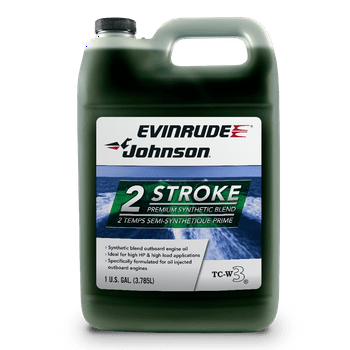 Evinrude Johnson TC-W3, 2 stroke premium synthetic Marine engine Oil,  1 Gallon