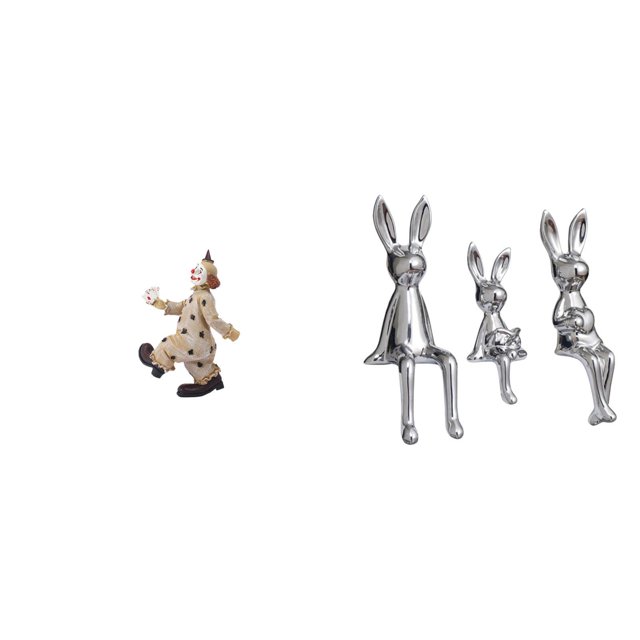 Colección de figuras de y conejo para escritorio, mesa, centro de mesa, vitrina, comedor, estantería, adorno decorativo, regalo