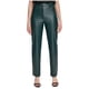thumbnail image 1 of Calvin Klein Womens Faux Leather Cropped Casual Trouser Pants, turqaqua, 8, 1 of 1