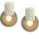 thumbnail image 1 of Pendientes largos colgantes de la serie de cristales rojos para mujer, 52536-RD, 1 of 5