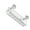White, variant on Space Saving Suction Mount Organiser Waterproof Bath Tub Shelf For Toiletries Large Capacity Wall Mounted Shelf
