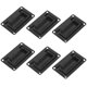 thumbnail image 1 of Paquete de 6 tiradores empotrados de aleación de zinc negro para gabinetes, tiradores de cajones plegables resistentes para gabinetes eléctricos, congeladores, hornos industriales, tiradores de puerta, 1 of 5