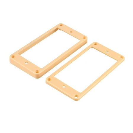 Humbucker Pickup Ring Pickup Mounting Frame Curved Bottom 35 for Neck and 79 for Bridge Pickup Cream 1Set