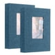 thumbnail image 1 of Álbum de Fotos Pequeño de 2 Paquetes, Libro de Imágenes con Cubierta de Lino de 5x7 que Almacena 52 Fotos, Azul, 1 of 7