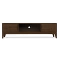 thumbnail image 3 of Simpli Home Harper 72 inch Wide Solid Wood Low TV Stand in Walnut Brown For TVs up to 80 inches, 3 of 12