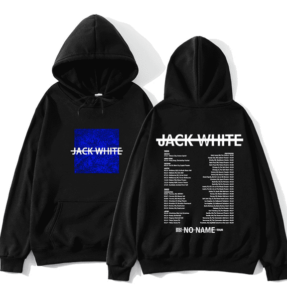 Jack White Merch No Name 2025 Tour Pullover Hoodies Men Women Autumn Winter Sweatshirt Hoody