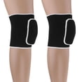 thumbnail image 1 of Genouillère Élastique Compression pour Course, Entraînement, Basketball, Sports Noir, 1 of 10