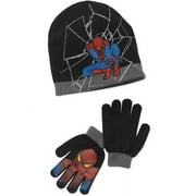 Spiderman Knit Beanie And Gloves Set
