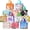 Color-E, variant on 24 Pack Easter Gift Bags with Handles, 8.3 x 7.8 x 6 inch Easter Bags for Kids, Non-woven Egg Hunt Baskets Empty, Gifts Wrapping, Party Supplies, Basket Container