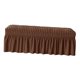 thumbnail image 4 of Funda para banco de comedor, lavable, a prueba de polvo, larga, para silla, protector de asiento de banco Color café, 4 of 9