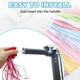 thumbnail image 4 of Uxcell Bike Streamers, Colorful Scooter Handlebar Tassels Grips Ribbon Accessories Decorations for Girls Pink, 4 of 6