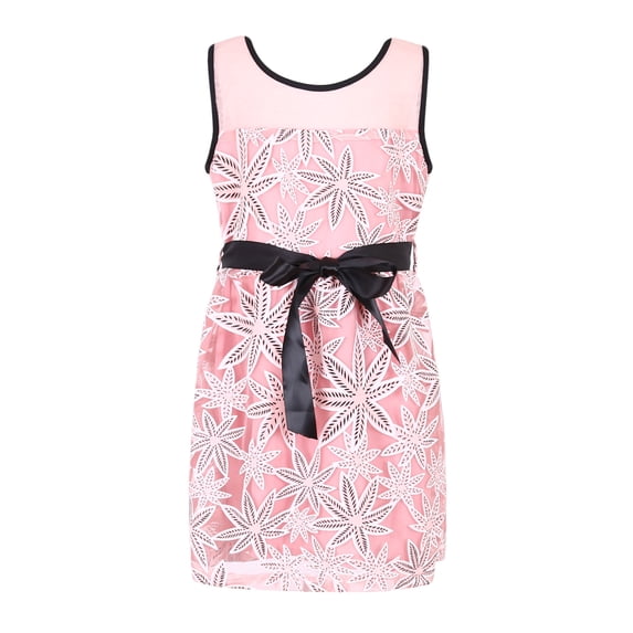Richie House Girls' Princess Dress With Belt RH2556