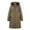 Bronze, variant on Women's Winter Warm Thicken Long Outwear Coat Parka, Winter Coats for Women, Puffer Jacket, Womens Tops