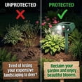 thumbnail image 3 of ROJAX 4PCS Solar Ultrasonic Outdoor Repeller, Waterproof Motion Activated Yard Garden Wildlife Control Device with Flash Light, 3 of 9