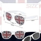 thumbnail image 2 of Union Jack Pinhole Glasses, Novelty Eyeglasses Party Dress Up Eyewear Plastic Sunglasses For King Charles Coronation, British National Day, 2 of 4