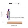 thumbnail image 2 of Ltdhehe 5ml Acrylic Graduation Season Tabletop Display With Erasable Surname Name Table Position Number Decorative Ornaments 2, 2 of 6