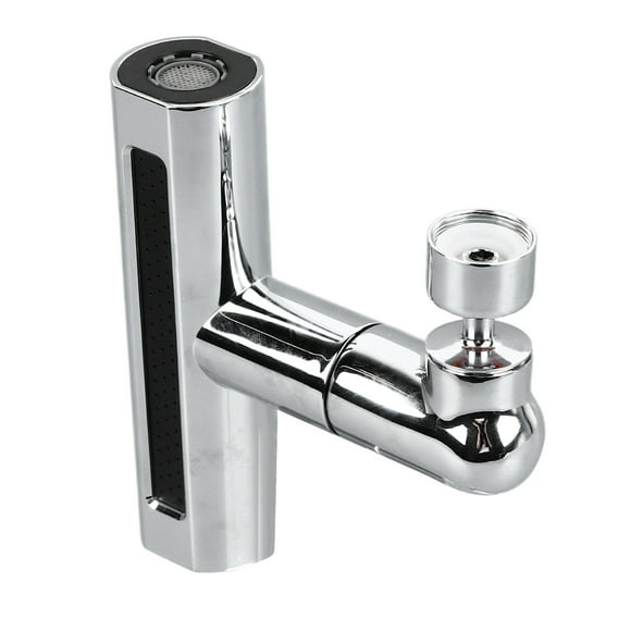 ZOUSSIQI Waterfall Universal Faucet Extender Copper and ABS Anti Splashing Bathroom Sink Faucet Extender JU316-140335