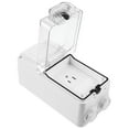 thumbnail image 5 of OUNONA Protector Outdoor Waterproof Socket Sealed Outlet Design 17.3X8.15X5CM White, 5 of 8