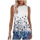 thumbnail image 3 of TaTaai Random Print Summer Women Tank Top Regular Fit Sleeveless Crew Neck Pullover Breathable Non See-through Machine Washable Casual Fashion Daily Top Gift, 3 of 5