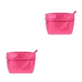 thumbnail image 1 of Guardoinrt Expandable Purse Organiser For Traveling And Daily Stylish Cloth Expandable Purse Organiser With Zip Closure rose red 2Set, 1 of 6