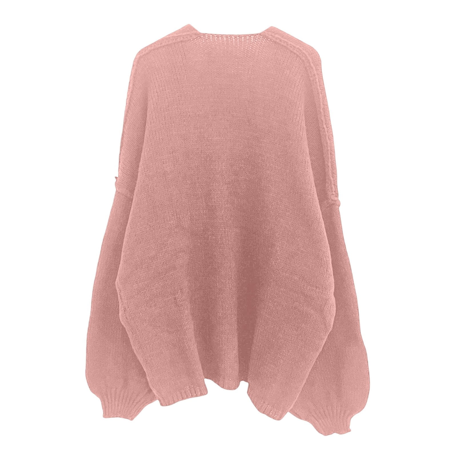 TINZ Women's Oversized Cardigan Sweater Lightweight Knit Open