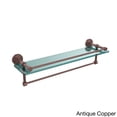 thumbnail image 3 of Allied Brass Dottingham 22'' Gallery Glass Shelf with Towel Bar in Satin Nickel, 3 of 5
