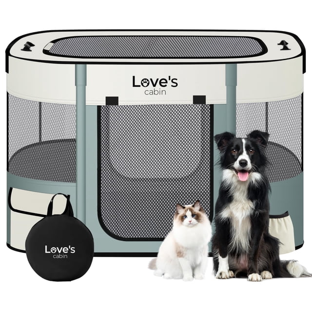 Corral para mascotas Love's cabin Tienda para cachorros Jaula interior/exterior