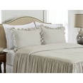 thumbnail image 5 of Sweet Jojo Designs Gathered Bedspread Taupe King Size Extra Long Bedspread Cover 3 Piece Set, 5 of 5