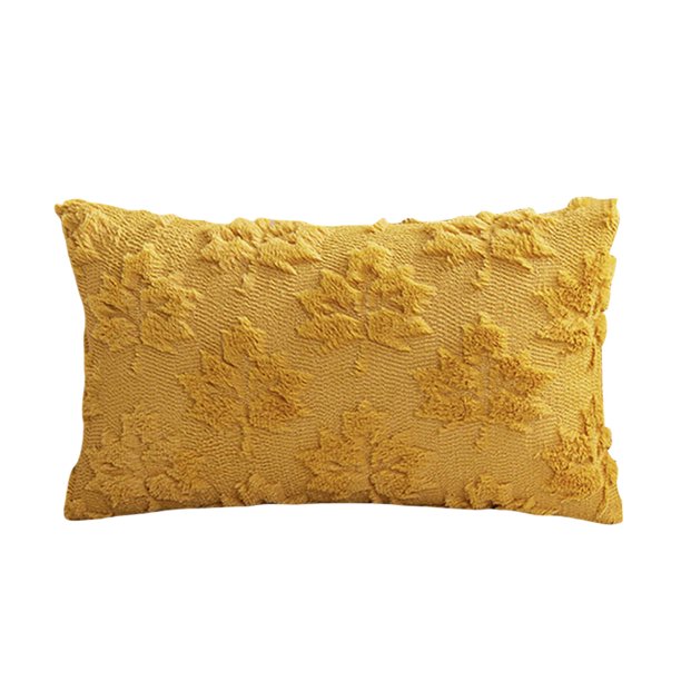Fundas de otoño Fundas suaves y acogedoras para Halloween de 12 x 20 pulgadas con cremallera Tema otoñal Fundas de cojín de arce naranja para sofá cama de salón