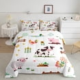 thumbnail image 2 of jejeloiu Cute Cattle Sheep Bedding Comforter Set,Farm Animal Twin Comforter Sets,Rustic Farmhouse Cabin Bedding Set For Boys Girls,Ultra Soft Home Decor,2pcs, 2 of 8