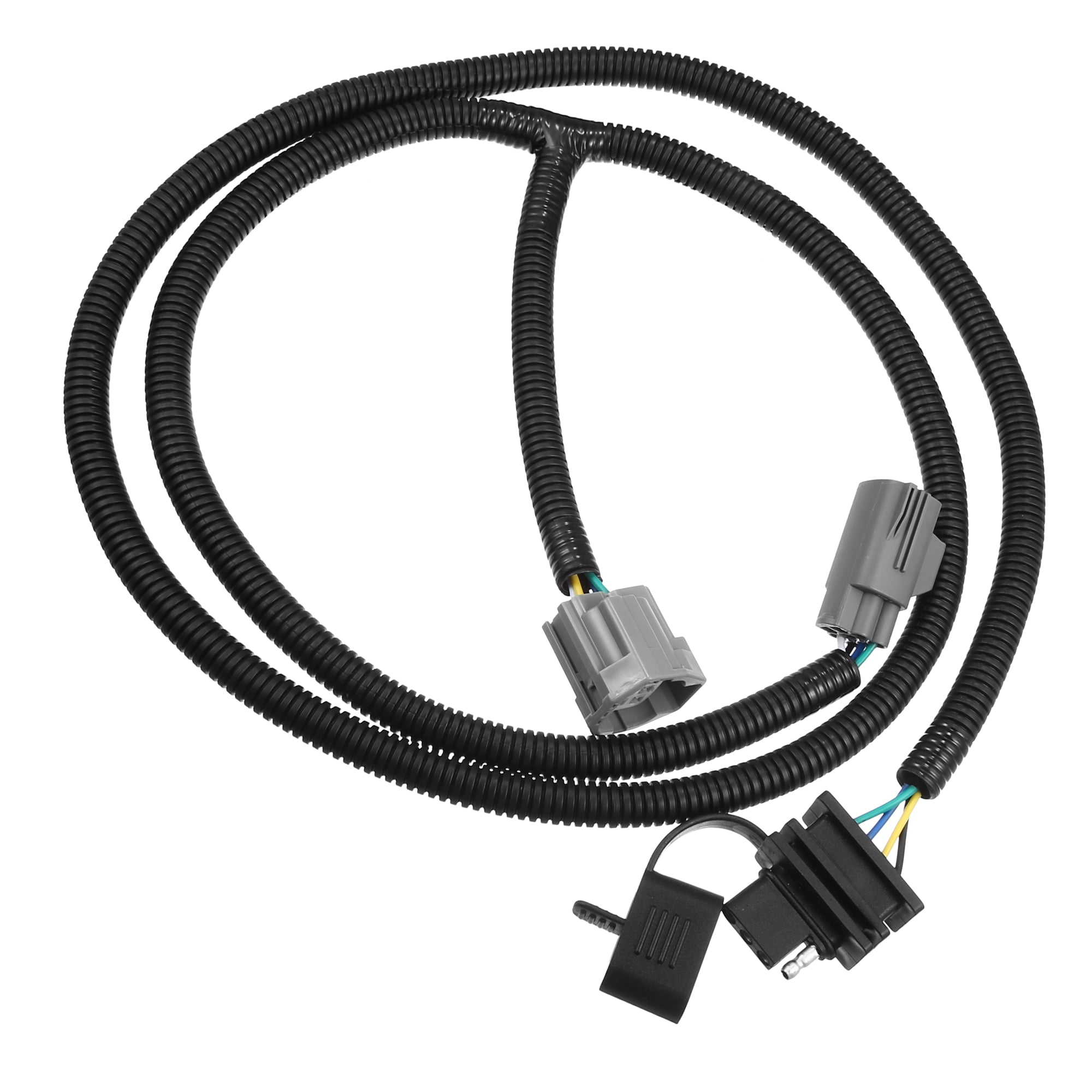 Unique Bargains Tow Trailer Hitch Wiring Harness Kit TGHW2J001B Fit
