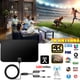 thumbnail image 2 of Antena HDTV 4K con alcance de 1680 millas, antena digital amplificada para interiores con HD1080P DVB-T2 para receptor de señal de TV, 2 of 15