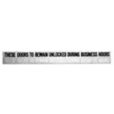 

CRL 149B0 Business Door Header Sign for Double Doors