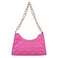 thumbnail image 2 of Bolsa de mano con relieve de amor Cartera de hombro con Ehuebsd cadena de cuero PU con textura de moda con cremallera para las axilas 2022, 2 of 9