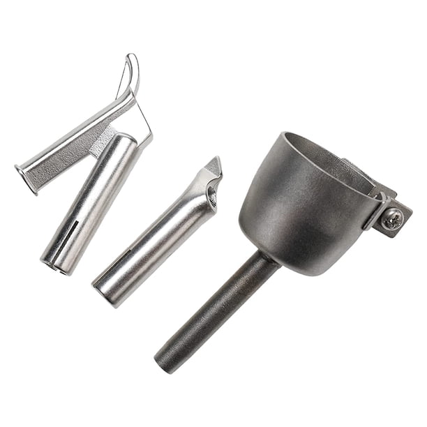 Boquillas de soldadura Boquillas de soldadura de velocidad de 3 piezas Kit de accesorios de repuesto resistentes al calor para máquina de soldadura de aire caliente de plástico PVC de vinilo Irfora Boquillas de soldadura