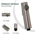 thumbnail image 6 of AFQH Bidet Toilet Sprayer Head Stainless Steel Handheld Bidet Sprayer Cloth Bathroom Diaper Sprayer for Kitchen and Toilet Cleaning, 6 of 10