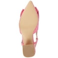 thumbnail image 6 of Journee Womens Tailynn Sling Back Block Heel Pumps, Widths Available, 6 of 10