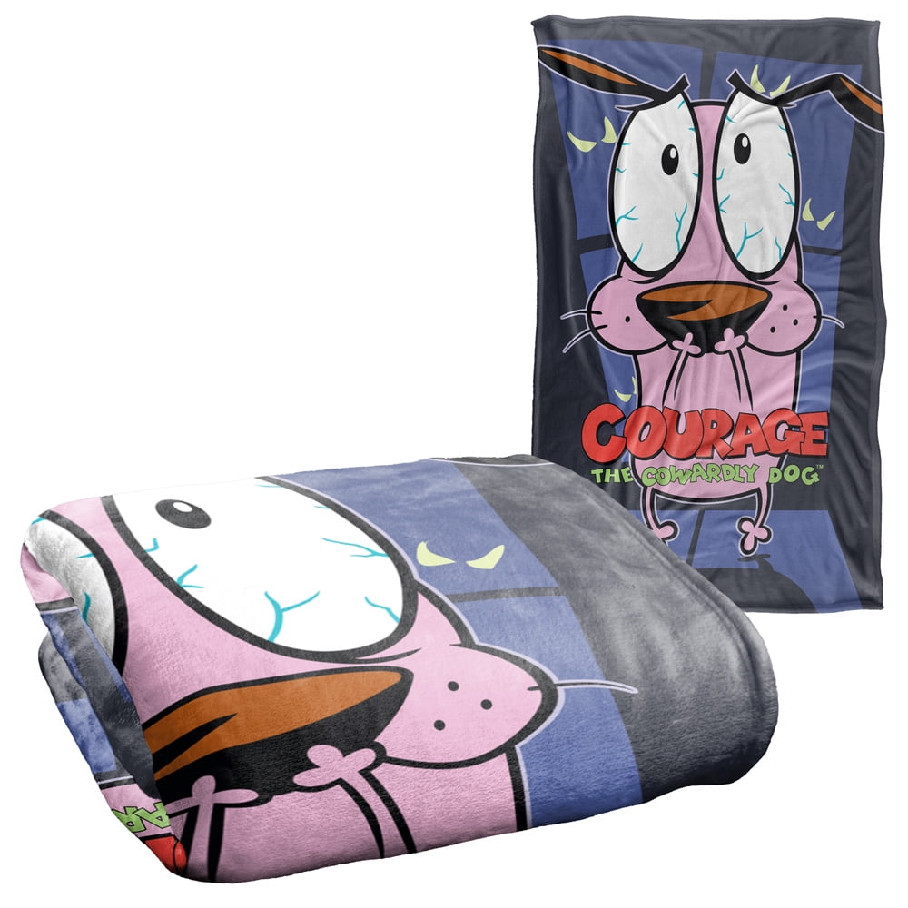 Courage The Cowardly Dog Window Silky Touch Super Soft Throw Blanket 36