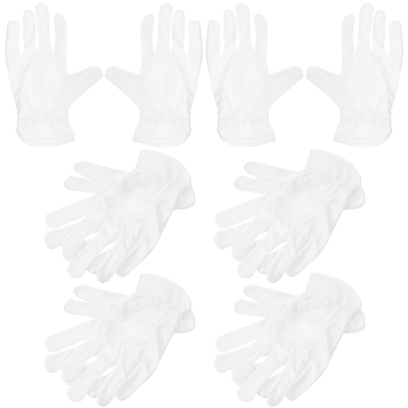 FOMIYES 6Pairs - Anti-static Jewelry Inspection Gloves for Banquet Ceremonial Events 11.8x5.1x0.2in