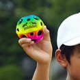 thumbnail image 5 of Bola De Agujero Juguete de pelota Bam de alto rebote, pelota con orificio colorida para niños, juguetes de playa al aire libre divertidos y suaves, 5 of 5