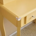 thumbnail image 4 of UBesGoo Kids' Vanity Set with 3 Colors Lighting MDF Makeup Dressing Table with Stool Light Orange, 4 of 16