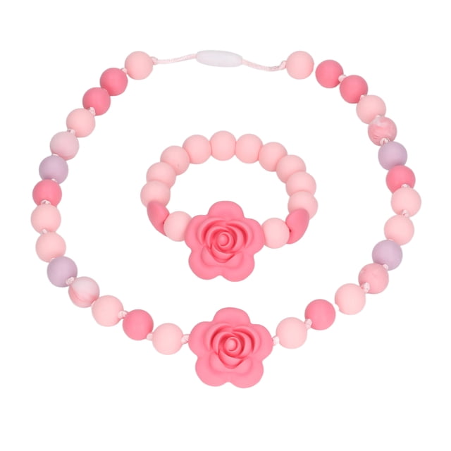 Juguete para la dentición BuyWeekMX collar de Silicona pulsera